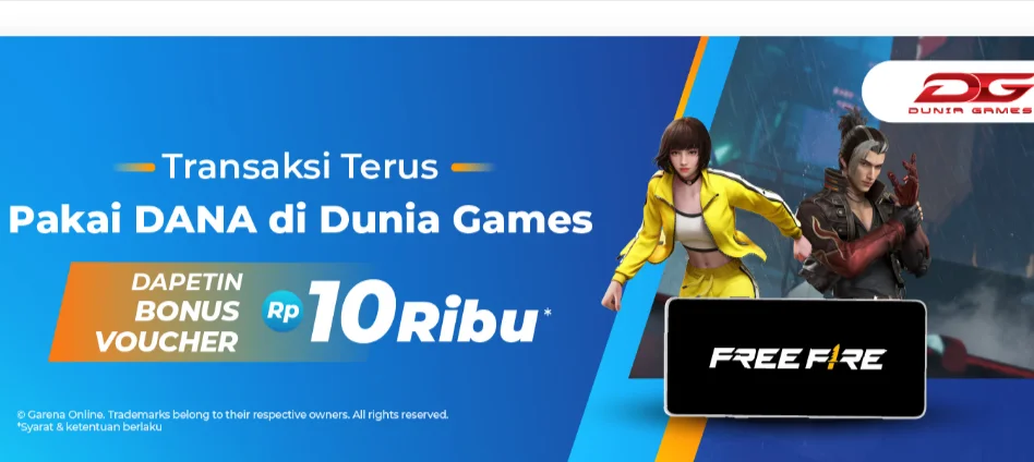 Promo DANA di Dunia Games Bikin Auto Cuan